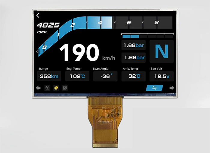 6.2寸仪表显示屏