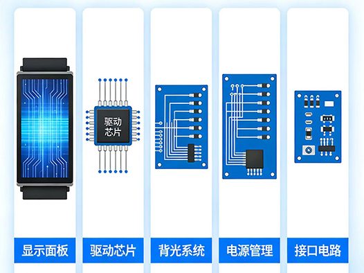 tft显示屏元器件