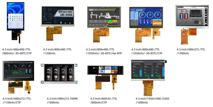 更多4.3寸高亮屏推荐