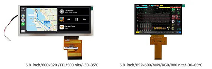 5.8寸TFT液晶屏