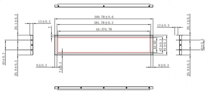 14.9英寸TFT-LCD长条形液晶显示屏