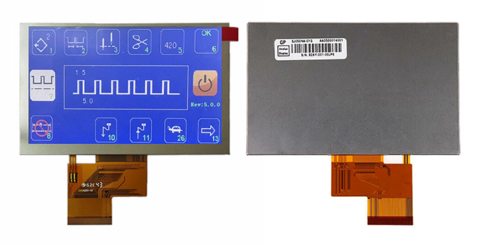 5寸800×480 RGB接口工业屏